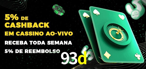 Promoções do cassino ao Vivo 93d
